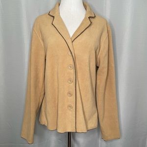 Vintage Carole Little felt blazer